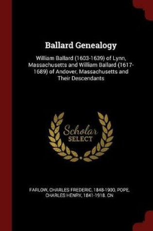 Cover of Ballard Genealogy