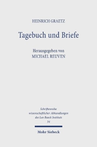 Cover of Tagebuch und Briefe