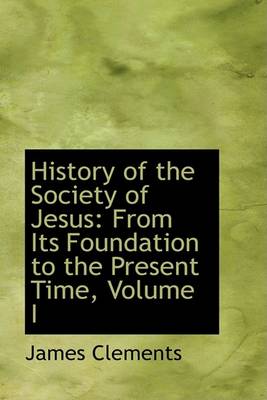 Book cover for History of the Society of Jesus