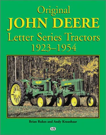 Book cover for Original John Deere Letter Series Tractors