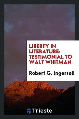 Book cover for Liberty in Literature