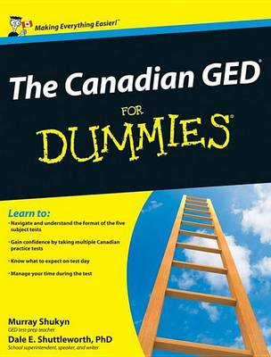 Book cover for The Canadian GED for Dummies
