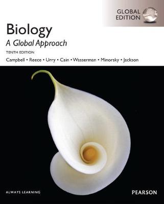 Book cover for Biology: A Global Approach with Virtual Lab  OLP withetext, Global Edition