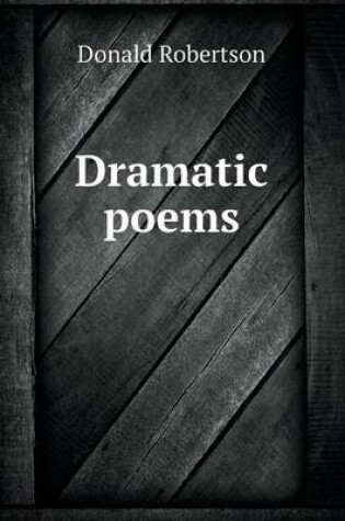 Cover of Dramatic Poems