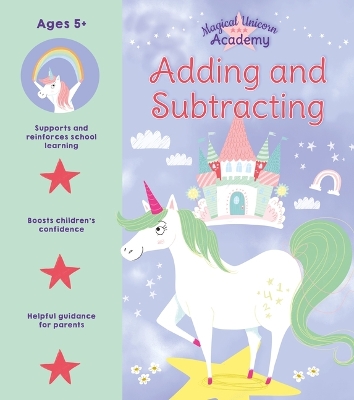 Book cover for Magical Unicorn Academy: Adding and Subtracting
