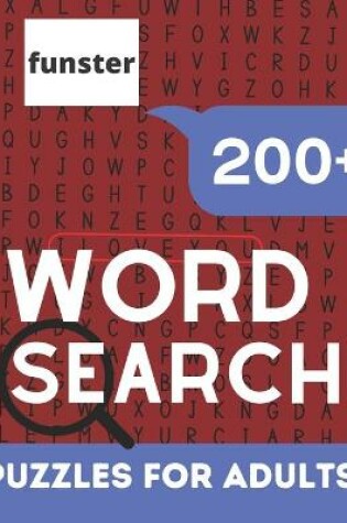 Cover of Funster 200+ Word Search Puzzles for Adults