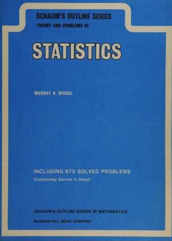 Book cover for Schaum's Statistics