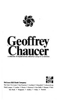 Book cover for Geoffrey Chaucer