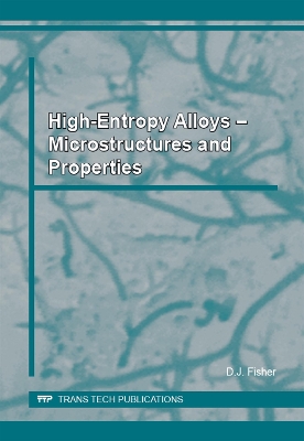 Cover of High-Entropy Alloys - Microstructures and Properties