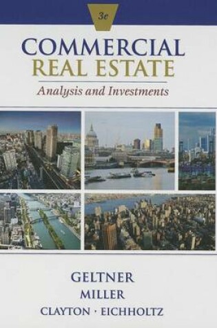 Cover of Commercial Real Estate Analysis and Investments