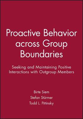 Book cover for Proactive Behavior across Group Boundaries