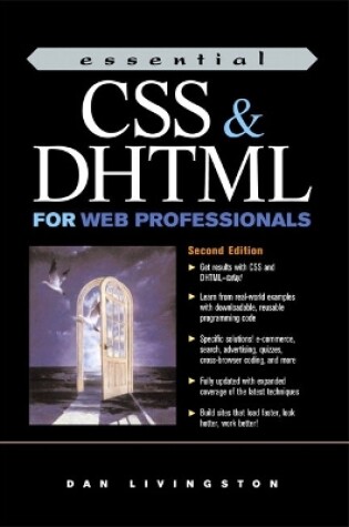 Cover of Essential CSS and DHTML for Web Professionals