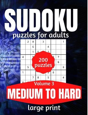 Book cover for Sudoku Puzzles For Adults Medium To Hard Large Print