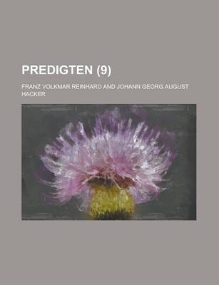 Book cover for Predigten (9 )