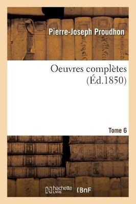 Book cover for Oeuvres Completes. Tome 6