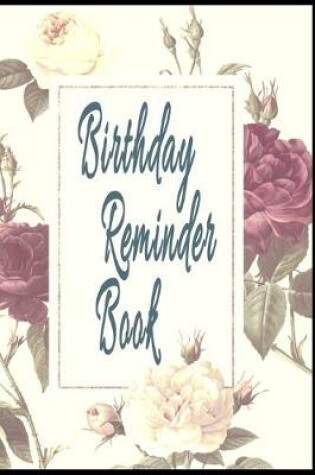 Cover of Birthday Reminder Book