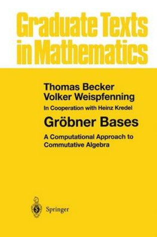 Cover of Gröbner Bases