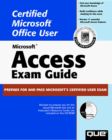 Cover of Microsoft Access Exam Guide