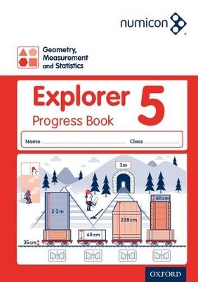 Book cover for Numicon: Geometry Measurement and Statistics 5 Explorer Progress Book