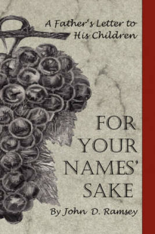 Cover of For Your Names' Sake