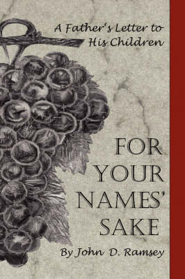 Book cover for For Your Names' Sake