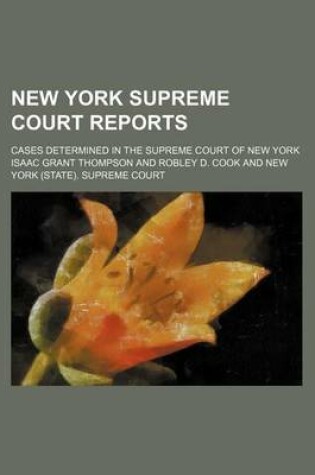 Cover of Thompson and Cook's Reports Volume 5