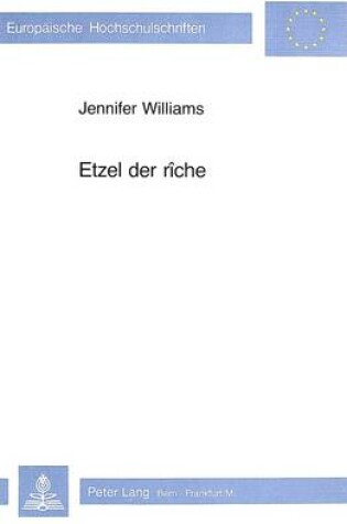Cover of Etzel Der Riche