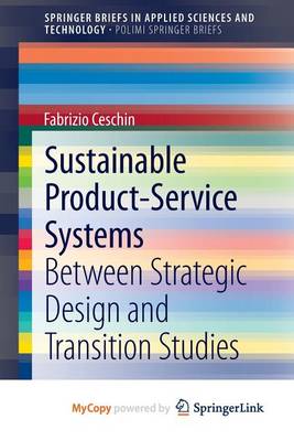 Cover of Sustainable Product-Service Systems