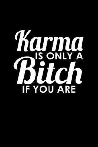 Cover of Karma is only a bitch if you are