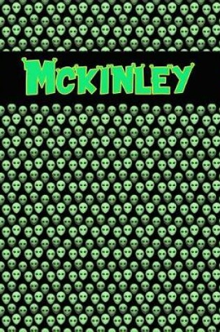 Cover of 120 Page Handwriting Practice Book with Green Alien Cover Mckinley