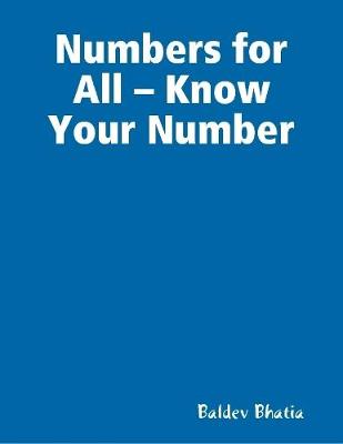 Book cover for Numbers for All - Know Your Number