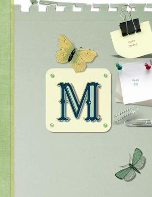 Book cover for Monogrammed M Dot Grid Bullet Journal