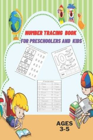 Cover of Number Tracing Book for Preschoolers and Kids 3-5