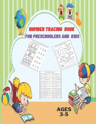 Book cover for Number Tracing Book for Preschoolers and Kids 3-5