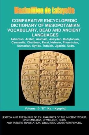 Cover of V10.Comparative Encyclopedic Dictionary of Mesopotamian Vocabulary Dead & Ancient Languages