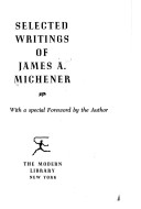 Book cover for Selectd Wrtgs Michener