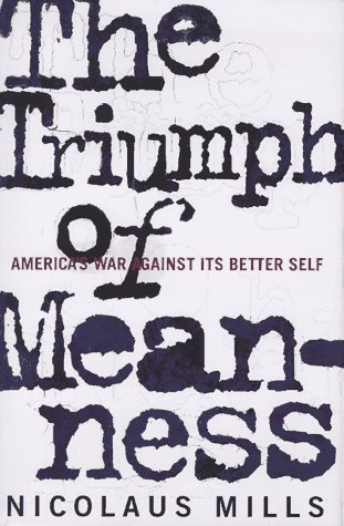 Book cover for The Triumph of Meanness