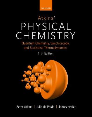 Book cover for Atkins' Physical Chemistry 11E