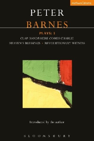 Cover of Barnes Plays: 3