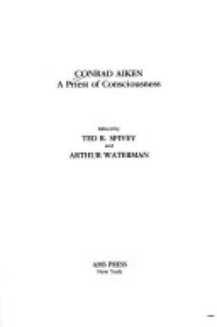 Cover of Conrad Aiken