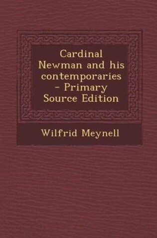 Cover of Cardinal Newman and His Contemporaries