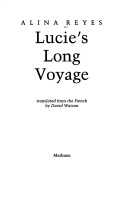 Book cover for Lucie's Long Voyage