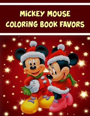 Book cover for Mickey Mouse Coloring Book Favors