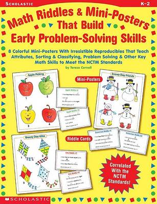 Book cover for Math Riddles & Mini-Posters That Build Early Problem-Solving Skills