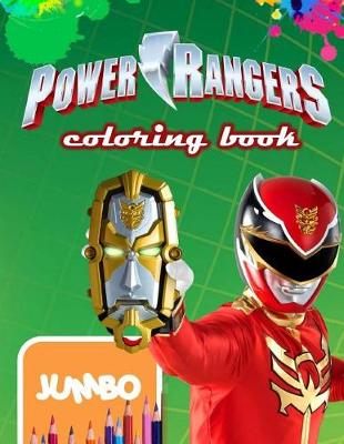 Book cover for Power Rangers Jumbo Coloring Book