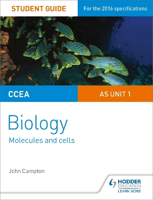 Book cover for CCEA AS Unit 1 Biology Student Guide: Molecules and Cells