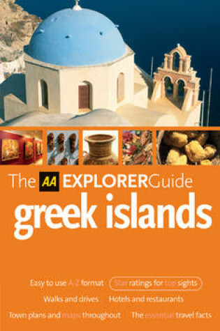Cover of AA Explorer Greek Islands