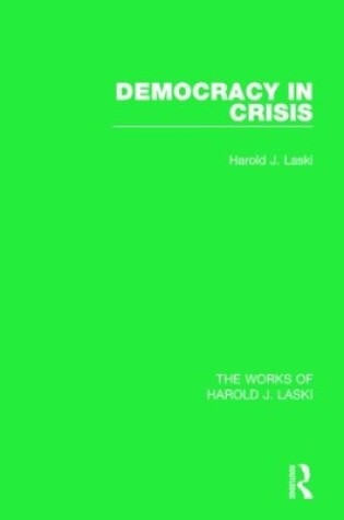 Cover of Democracy in Crisis