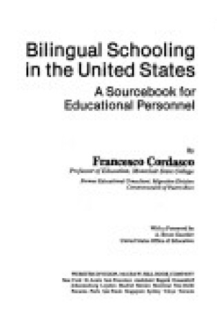 Cover of Bilingual Schooling in the United States