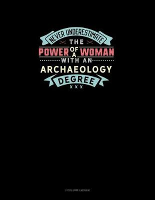 Book cover for Never Underestimate The Power Of A Woman With An Archaeology Degree